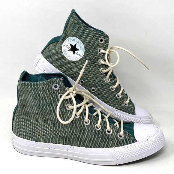 Converse Shoes - Converse Ctas Shoes Women High Top Forest Pine Green White Size Sneakers 171414F